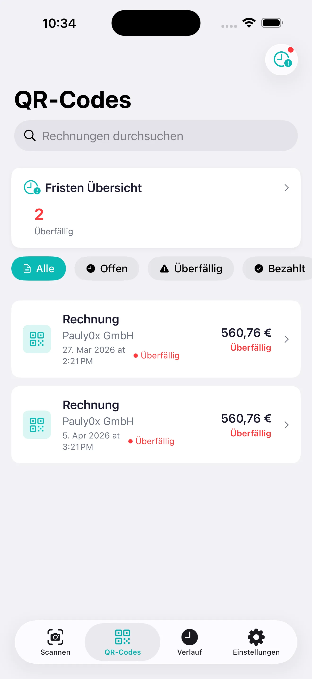 QR-Code & Bezahlen